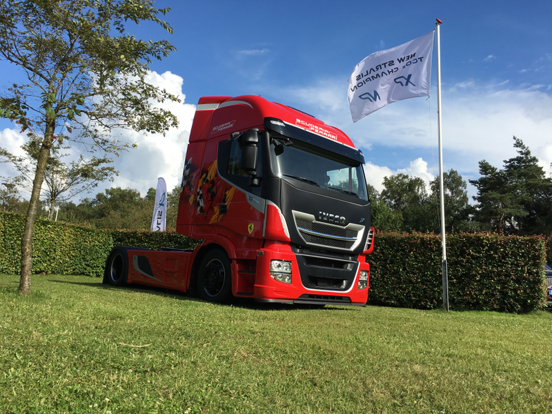 This Iveco Stralis XP Ferrari even had Daytona inspired seats, too bad it was locked.